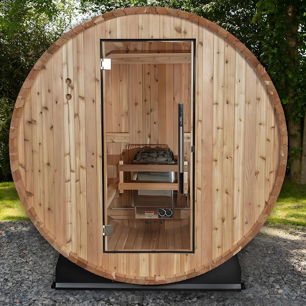 Luxury 2 Person Infrared Barrel Sauna