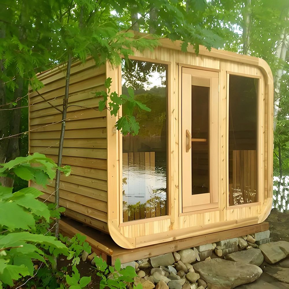 Luxury 3 Person Infrared Cubic Sauna