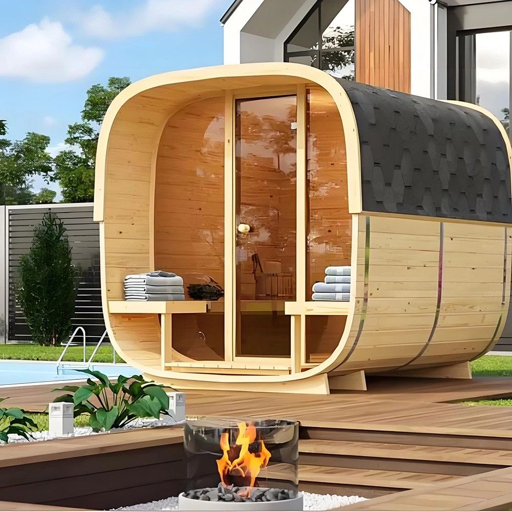 Luxury 3 Person Infrared Cubic Sauna