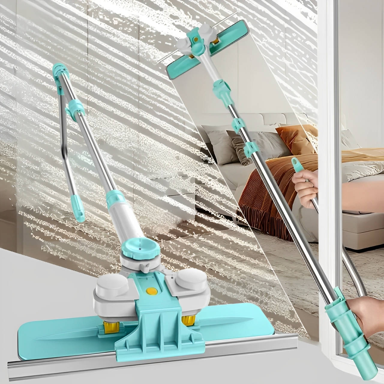 Long Handle Window Cleaner Brush