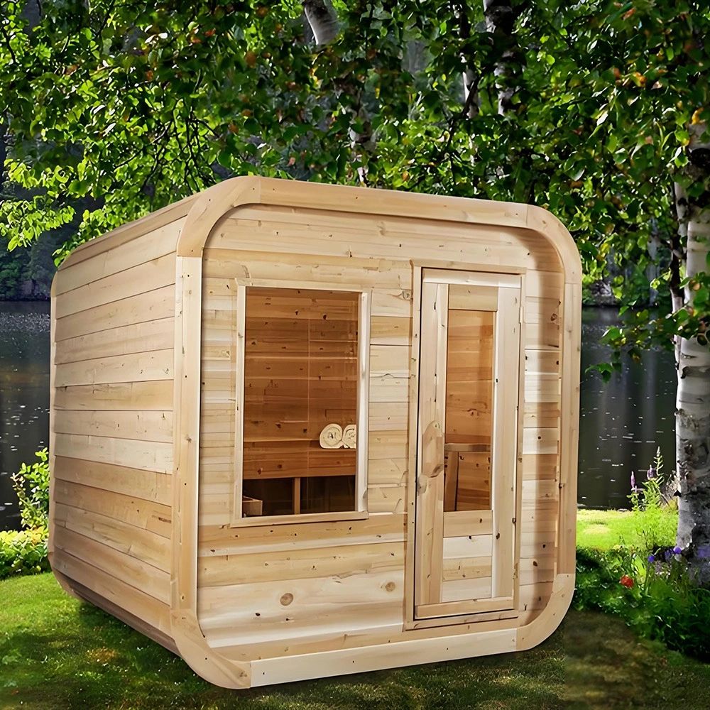 Luxury 3 Person Infrared Cubic Sauna