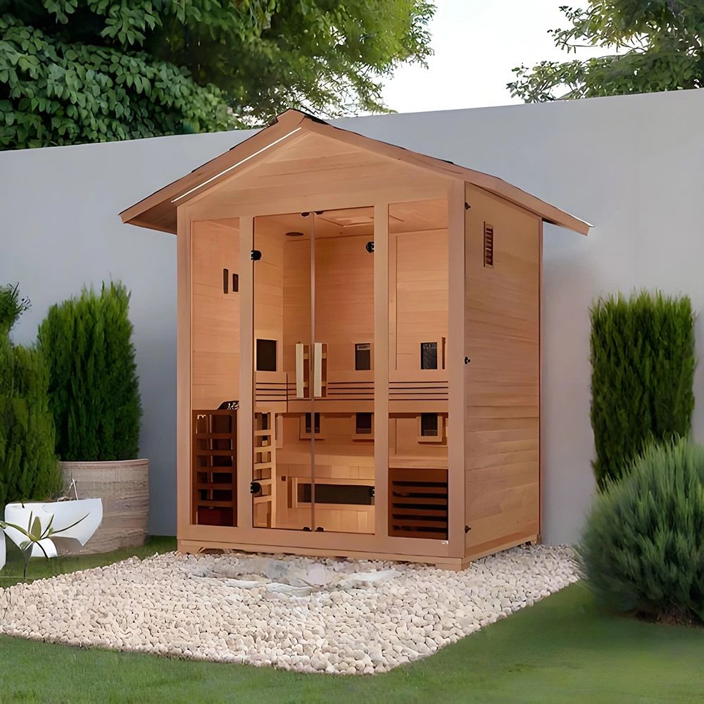 Luxury 3 Person Infrared Spire Sauna